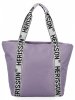 Modna Torebka Damska Shopper Bag firmy Herisson 1502H431 Jasno Fioletowa